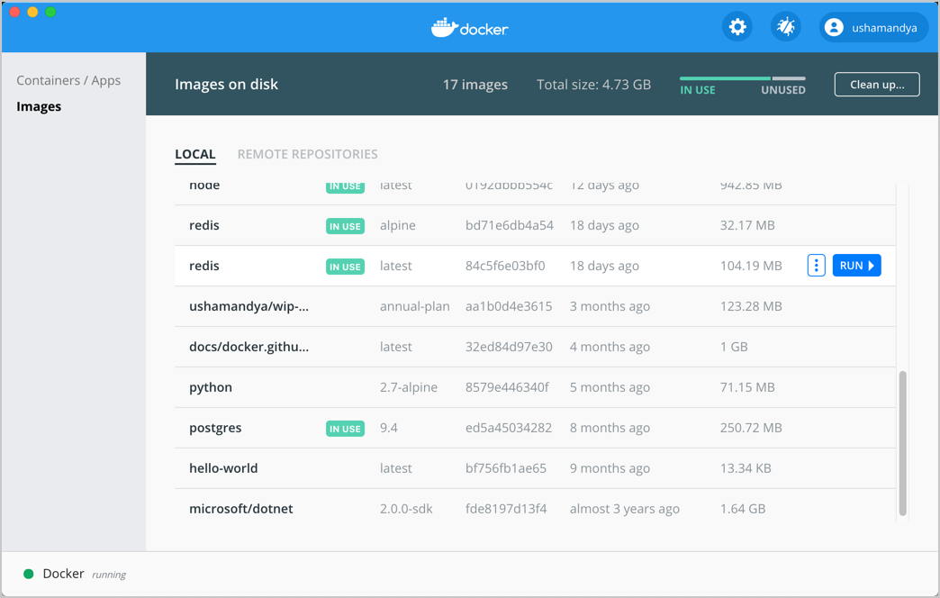 Redis image